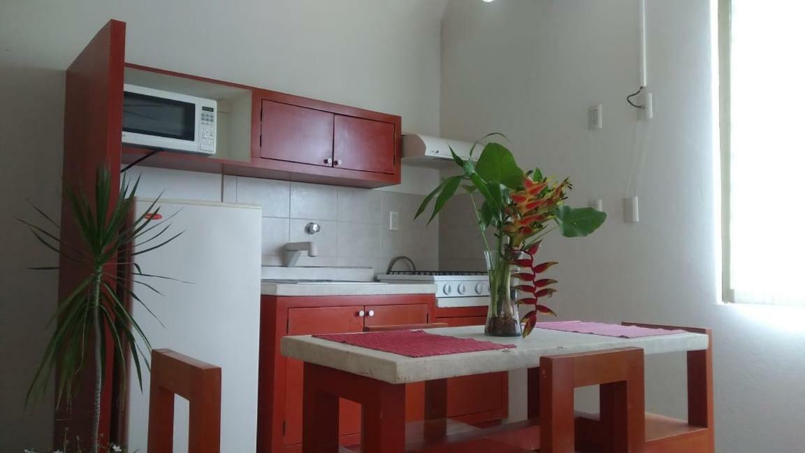 Departamentos De La Reina Roja Apartment ปาเลงเก ภายนอก รูปภาพ